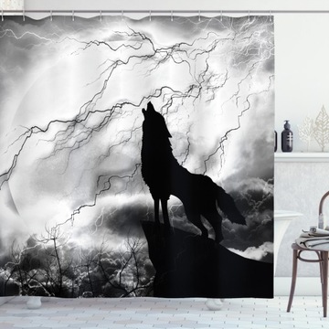 ABAKUHAUS Wolf Штора для душа 175x200см
