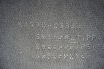 фото thumb №9, Camry viii sedan usa пол обшивка багажника обшивки защита ремня