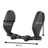 фото thumb №8, Подголовник do автомобиля регулируемые спинка na головы komfortowe podróże бежевый