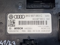фото thumb №8, Модуль комфорта bcm оригинальный номер 8k0907063c audi a4 b8 2.0 tdi 125kw anglik 08r
