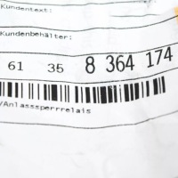 Реле блокування стартер bmw 3 e36 61358364174 8364174 oem Київ, фото thumb