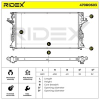 Радиатор воды ridex 470r0603 к renault espace iv jk0/1 в Украине, фото thumb
