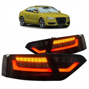 фото thumb №7, Лампи audi a5 8t зад led black-smoke
