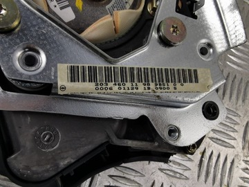 фото thumb №9, Mercedes c клас w203 кермо чорна шкіра подушка безпеки подушка a2034600903