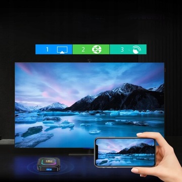 SMART BOX TV 8K 4K ANDROID 13 WIFI 6 BLUETOOTH 5.0 НАСТРОЙКИ ТВ 2 16G