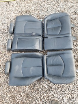 фото thumb №7, Сидіння диван обшивки mercedes w211 універсал чорні