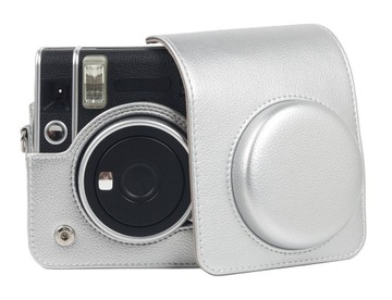 Чехол Чехол Чехол для FujiFilm Fuji INSTAX Mini 40 Silver