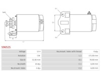 Стартер honda s9652s as-pl Доставка, фото thumb