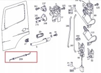 фото thumb №2, Трос тягa замка двері права mercedes atego axor