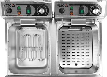 Yato YG-04622 Фритюрница двухкамерная 2x6л 12л 3000 Вт