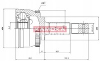 фото thumb №1, Шарнир наружный nissan almera n16 2,2di 2,2dci