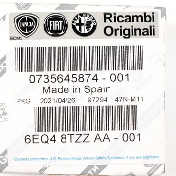 фото thumb №8, Датчик паркування fiat 500x 500l tipo panda оригінальний номер