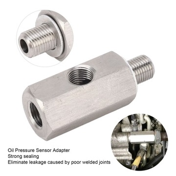 фото thumb №8, Тройник датчик давления масла m10x1,0 do адаптера m10 turbo 5m