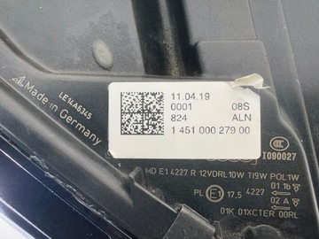 фото thumb №11, Audi a5 s5 8w6 f5 повний led лампа права перед передня фара eur