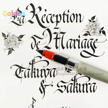 Japan Pilot Baile Parallel Pen Английская ручка для каллиграфии Итальянский корпус в готическом стиле