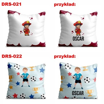 Poszewka na Poduszkę z Imieniem Personalizacja Imię Prezent dla Syna Córki