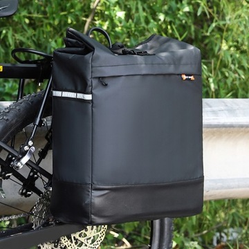 WEST BIKING Большая вместительная велосипедная корзина на 30 л.