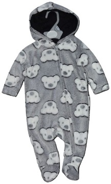 Комбинезон NURSERY TIME 62-68 3-6 флисовый меховой клоун