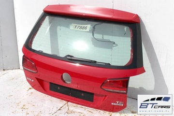 фото thumb №7, Vw golf 7 vii универсал зад бампер задний + крышка багажника + лампы лампа ly3d