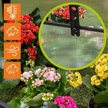 MINI SZKLARNIA 60 CM INSPEKT ROZSADNIK POLIWĘGLAN CZARNA - Magnolia I