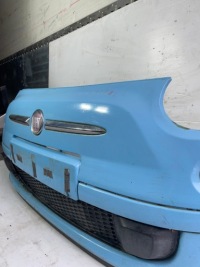 Передній бампер fiat 500 pop код лакофарбового покриття 952 rok 2011 Зі Шроту, фото thumb