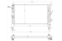 фото thumb №2, Радиаторов воды opel meriva a 03-10 rad 725-0048-r tyc