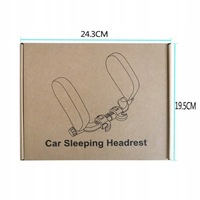 фото thumb №6, Підголівник do автомобіля регульовані спинка na голови komfortowe podróże чорний