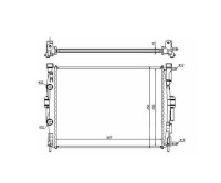 Купити Радіатор води renault megane 2003 - 2008, фото thumb