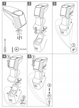 фото thumb №7, Подлокотник з адаптер do citroen c3 aircross, 2017-2021, arm2-black