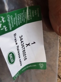 фото thumb №14, Bmw e65 e66 lift трос ручного ліва 6780016