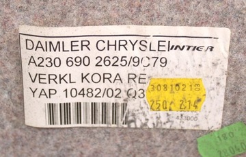 фото thumb №15, Обивка багажника mercedes sl r230 a2306902625