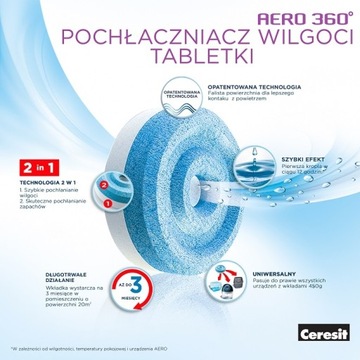 Ceresit AERO 360 Floral Moisture Stop Absorber (Поглотитель влаги)