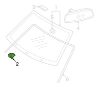 фото thumb №12, Проставка скло перед kia spectra оригінальний номер 86114 2f100