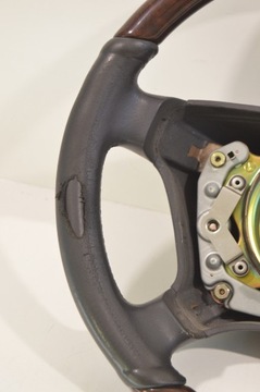 фото thumb №5, Кермо шкіра дерево mercedes w140 c140 s клас рестайлінг графітова сірий