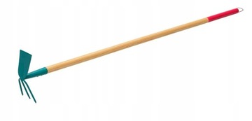 MOTYKA MOTYCZKA OGRODOWA DO KOPANIA KOPACZKA Z WIDEŁKAMI 10cm DAMSKA 134cm