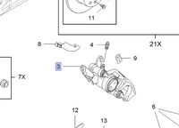фото thumb №5, Суппорт тормозной задняя правый movano b, master iii