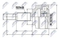 фото thumb №4, Шарнір зовнішній dacia dokker lodgy 1.6 13-