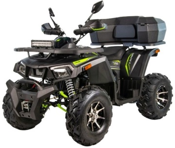 KUFER BOX SKRZYNIA TYŁ TYLNY 78L + OPARCIE Quad ATV Tao Motors 180/200/250