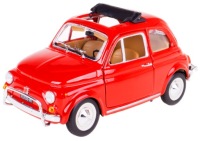 FIAT 500L 1968 BBURAGO МЕТАЛЛ МОДЕЛЬ 1:24 КРАСНЫЙ