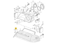 фото thumb №3, Oryg рамка прокладка фара передний левая audi a8 d2 4d0941191a