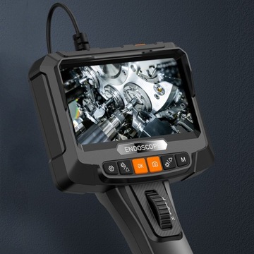 ИНСПЕКЦИОННАЯ КАМЕРА ЭНДОСКОП ВРАЩАЮЩАЯСЯ ГОЛОВКА 360° LED 1 м 32 ГБ SD IP67 3,9 мм