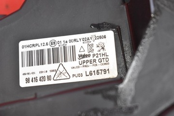 фото thumb №6, Фара лівий лампа перед повний led eu 9841642080 peugeot e-2008 2 ii 19-21