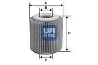 фото thumb №2, Фільтр масла toyota iq 1.4 d4d 09- ufi