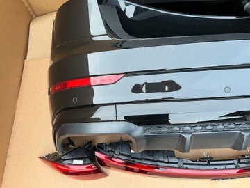 фото thumb №9, Audi q8 4m8 s-line рестайлинг комплектный зад лампы animacja бампер крышка выхлоп