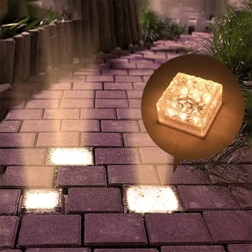 Светодиодная солнечная лампа для сада Ice Cube 7x7, солнечная декоративная прочная