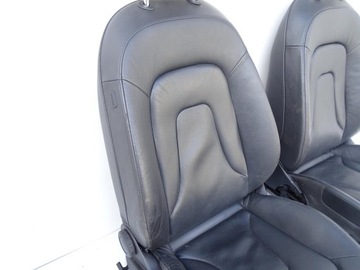 фото thumb №10, Сидіння сидіння диван комплект шкіра чорні audi a4 b8 sedan 07-15r