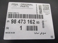 фото thumb №10, Усилитель бампера перед кронштейн citroen berlingo k9 оригинальный номер 9847316280