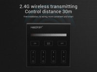 СВЕТОДИОДНЫЙ КОНТРОЛЛЕР НАСТЕННАЯ ПАНЕЛЬ ПУЛЬТ B1 ЧЕРНЫЙ ДЛЯ LED MONO MiLIGHT MiBOXER
