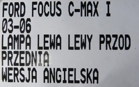 фото thumb №6, Лампа левая левый перед ford focus c-max i anglik