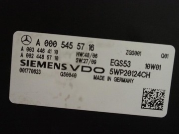 фото thumb №10, Блок керування коробки коробки передач mercedes w204 a0005455716